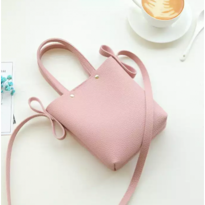 Korean Design PU Leather Shoulder Bag For Women